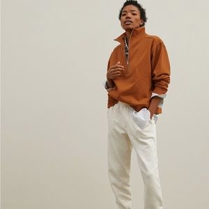 Everlane The ReTrack Half-Zip Sweatshirt